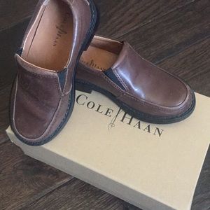 Boys Cole Haan slip on loafer